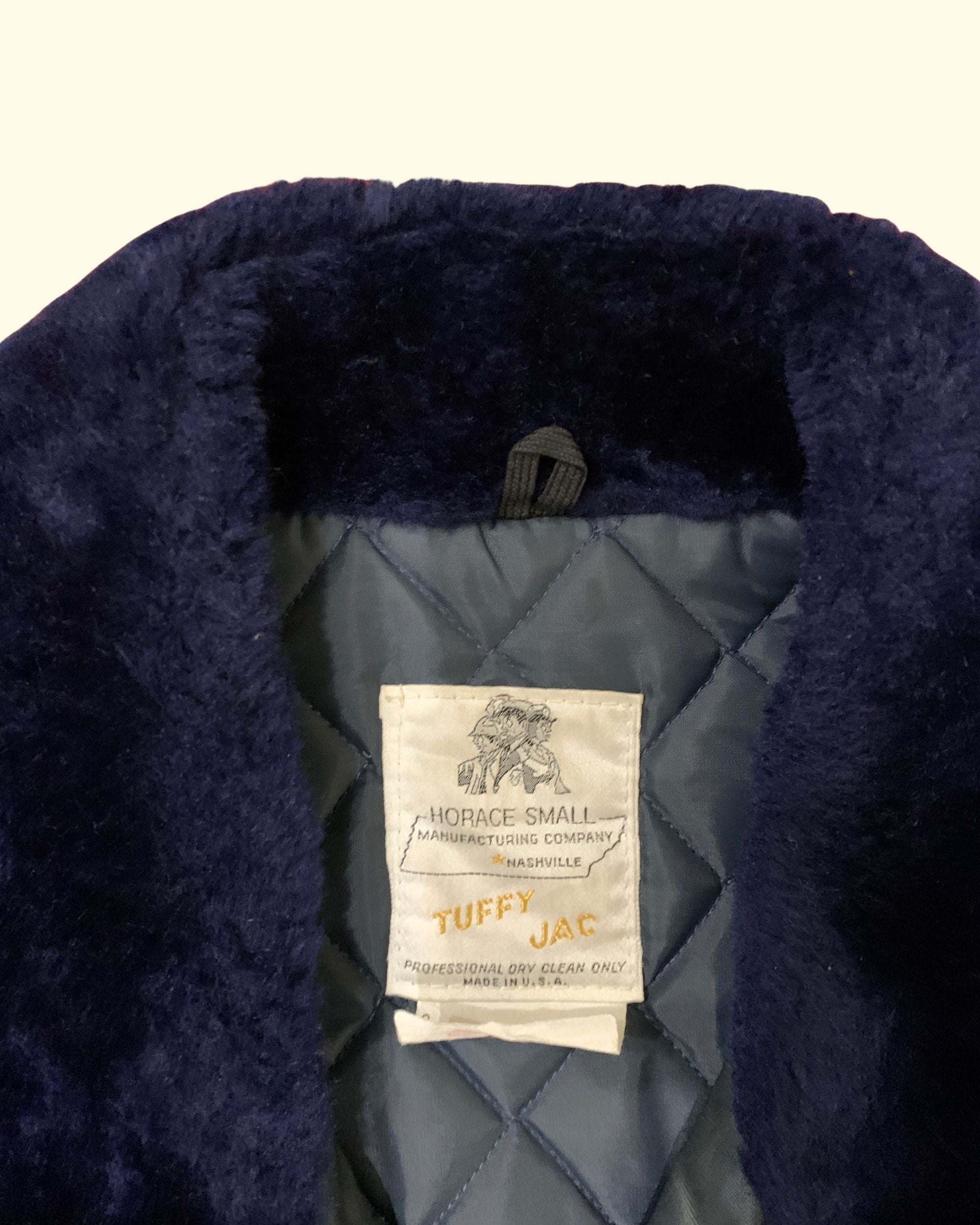80's Tuffy Police/ Fireman Bomber Jacket Dark Navy XL