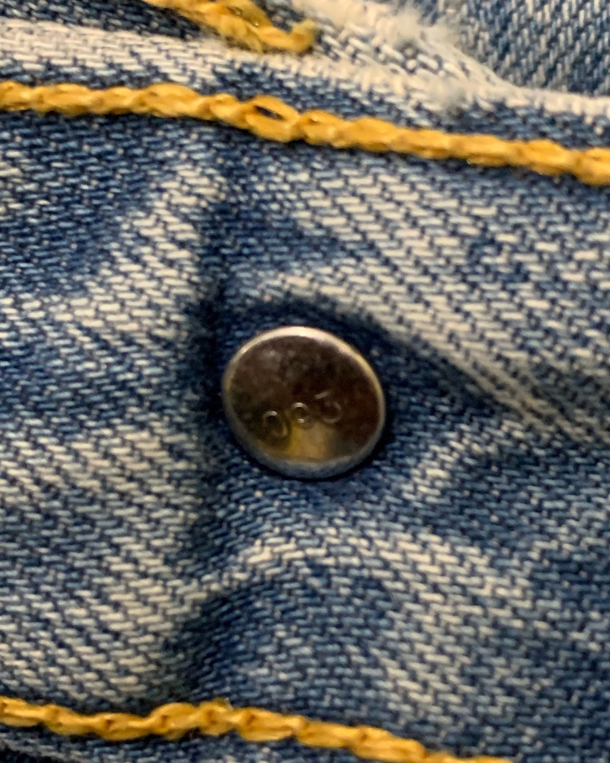Y2K Levi's 501 Distressed Light Blue Denim W30 L34