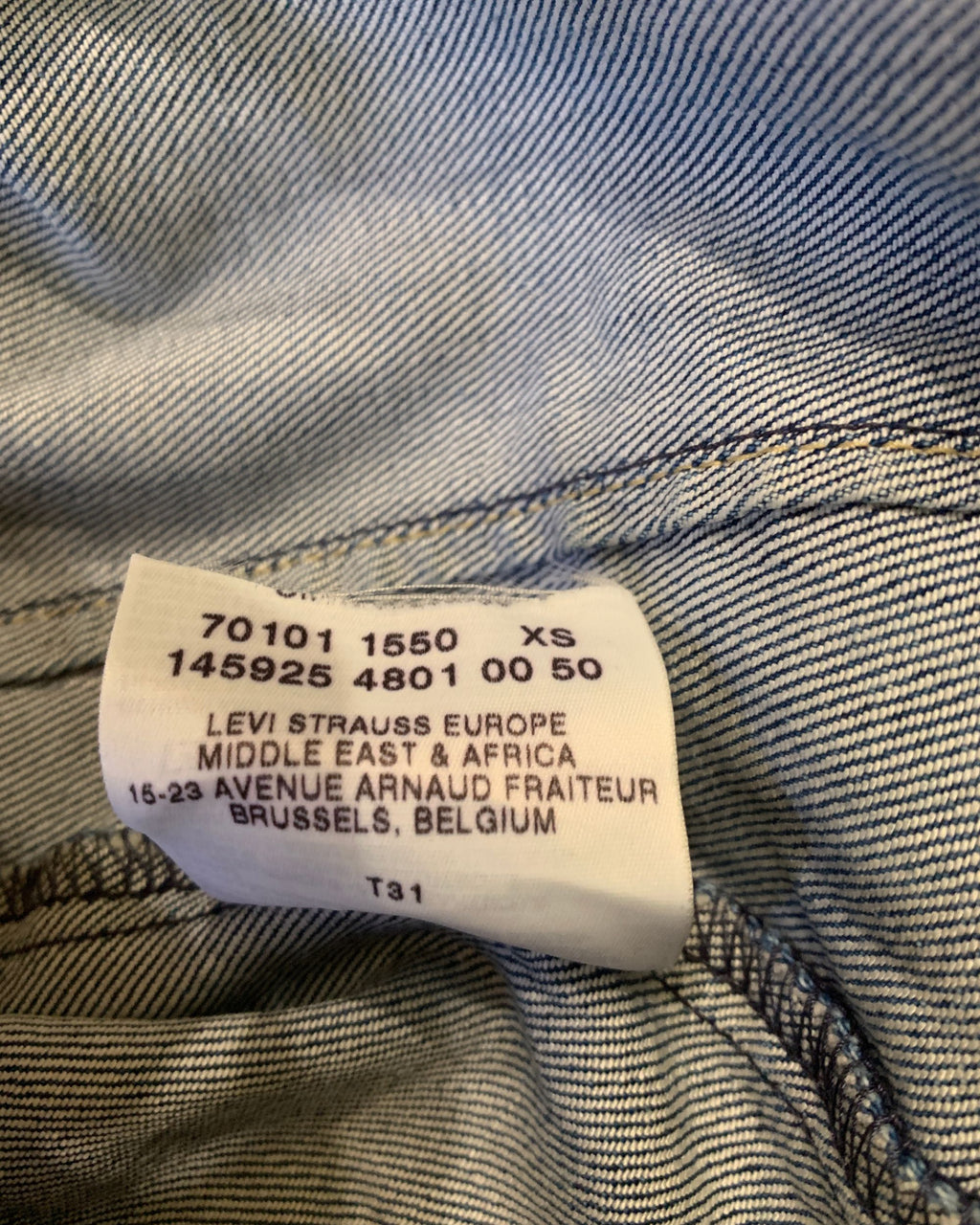 Levi's Engineered Jeans Vintage Denim Jacket Y2K Blue Women's XS