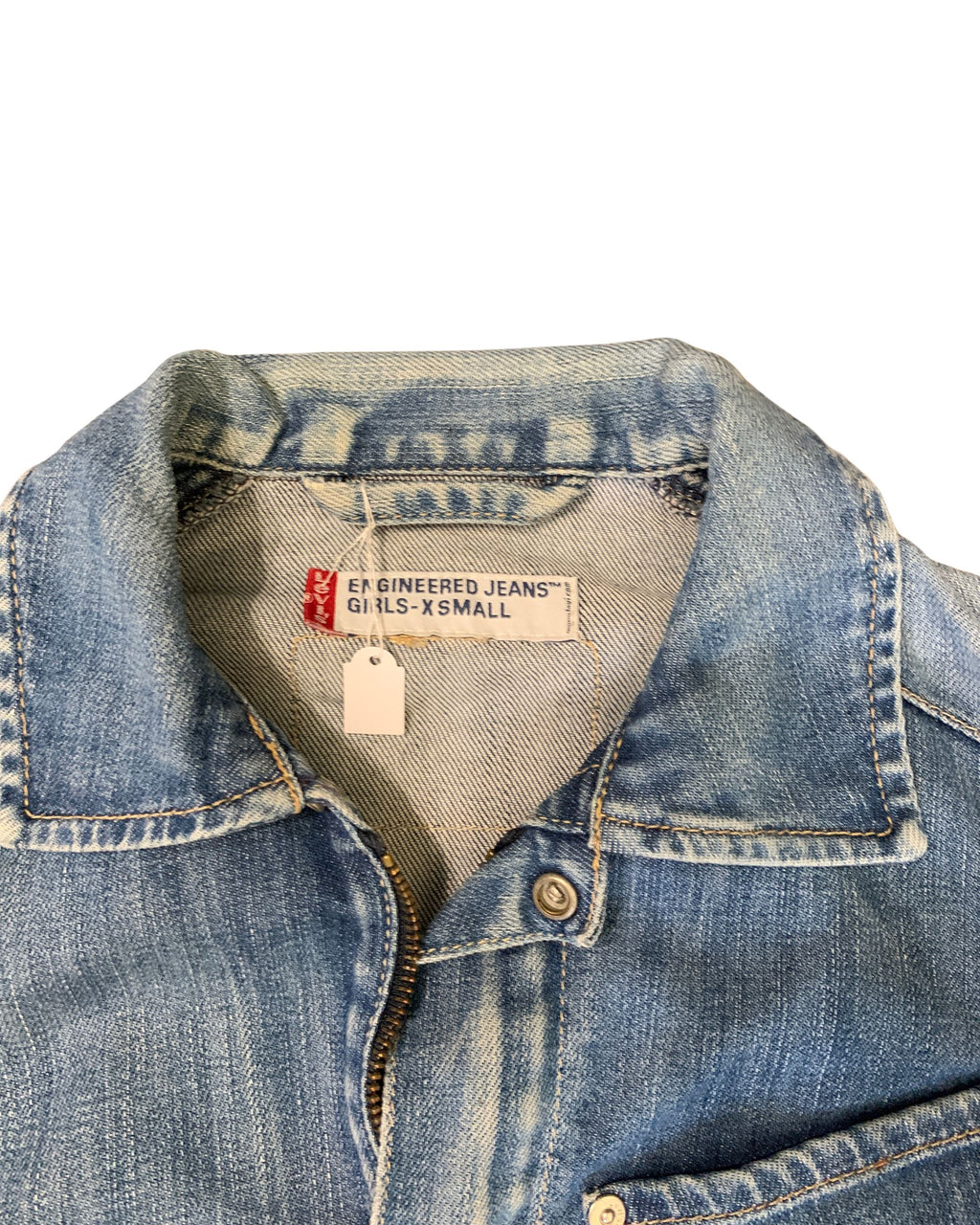 Levi's Engineered Jeans Vintage Denim Jacket Y2K Blue Women's XS
