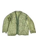US Army Cold Weather Quilt Liner Jacket Olive Green Vintage