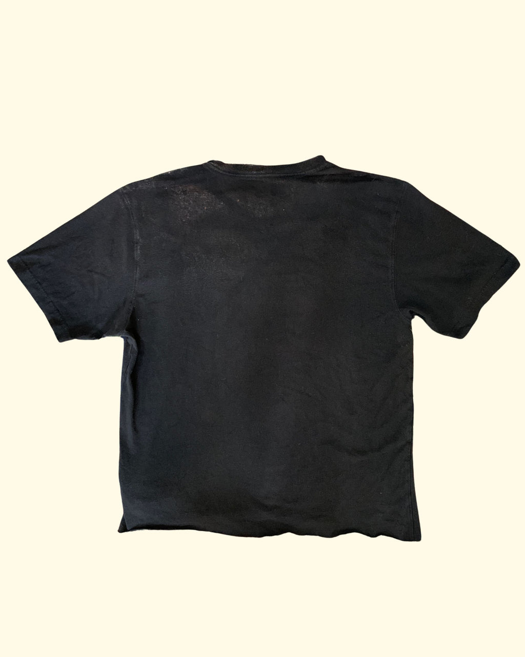Vintage Carhartt Pocket Tee Black Logo Patch Workwear Loose Fit M