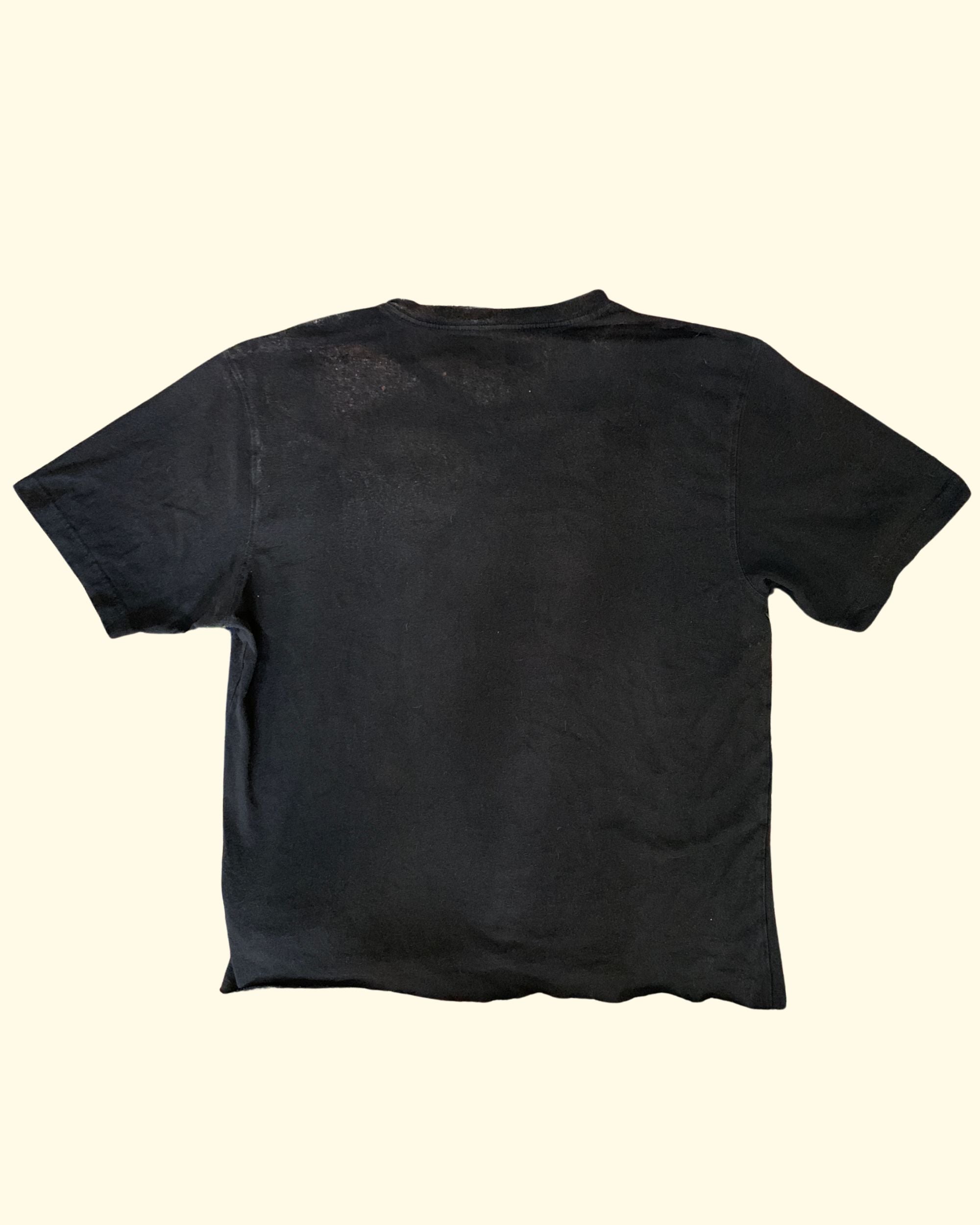 Vintage Carhartt Pocket Tee Black Logo Patch Workwear Loose Fit M