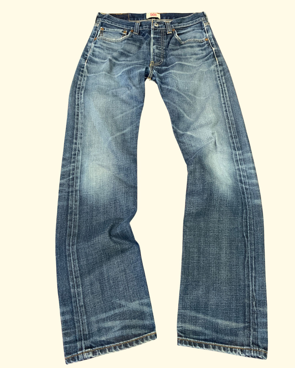 Vintage Levi's 501 Jeans W31 L34 Dark Wash Y2K