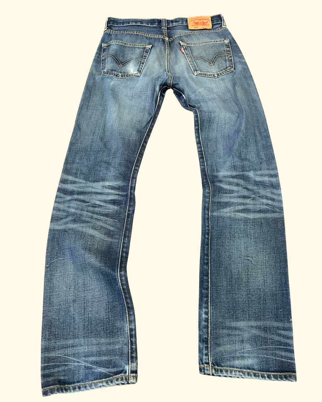 Vintage Levi's 501 Jeans W31 L34 Dark Wash Y2K