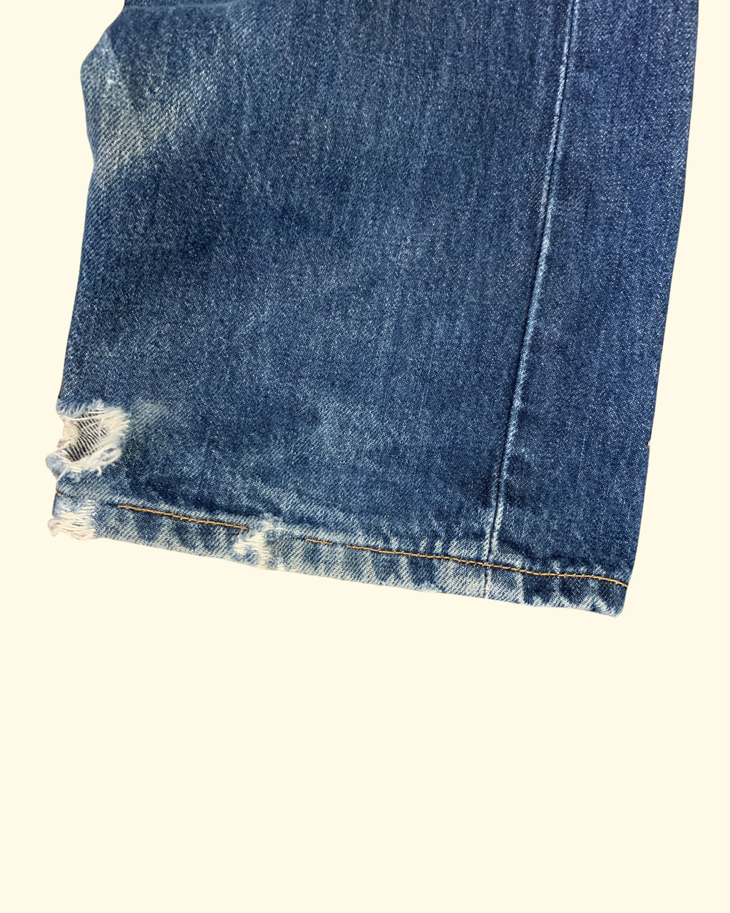 Vintage Levi's 501 Jeans W34 L36 Distressed Dark Wash Y2K