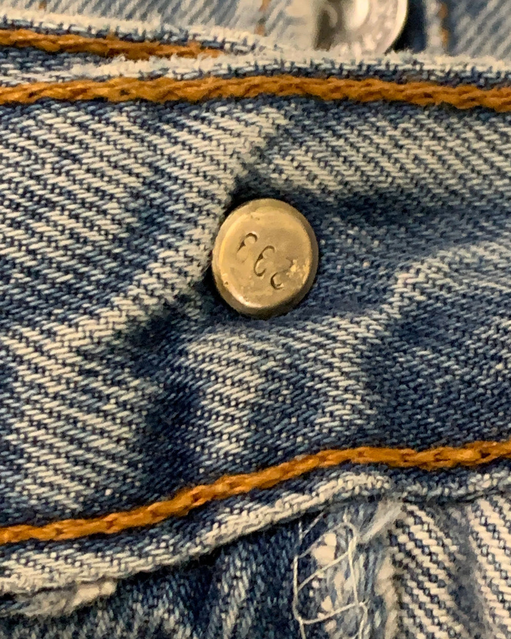 Vintage Levi's 501 Patchwork Made in UK Jeans W32 L32 Light Wash Distressed 90s