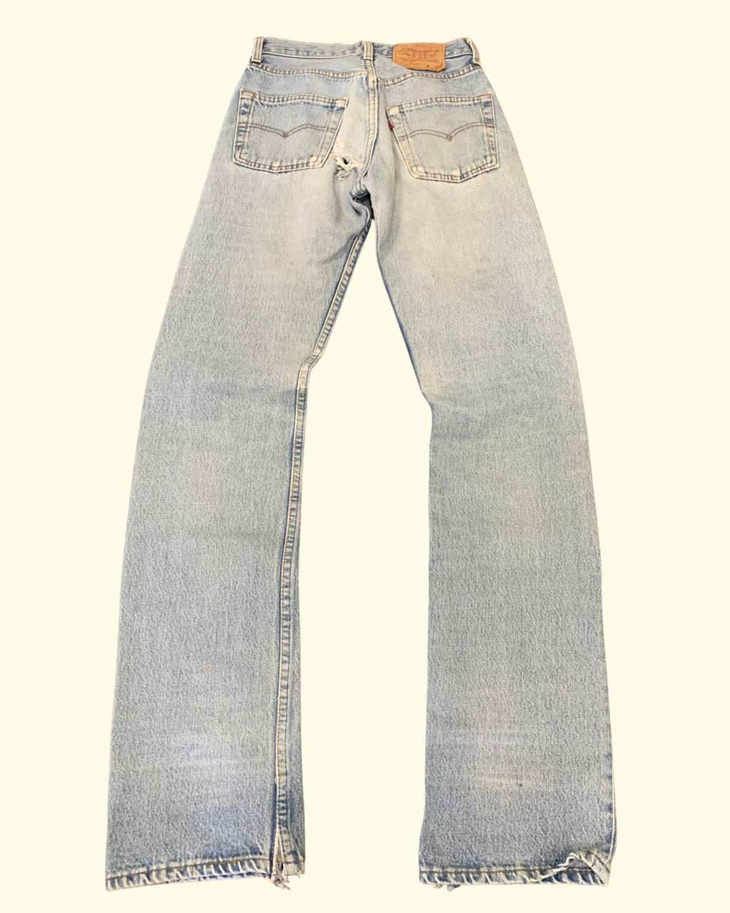 Vintage Levi's 501 USA Jeans W26 L34 Light Wash 90s Made in USA