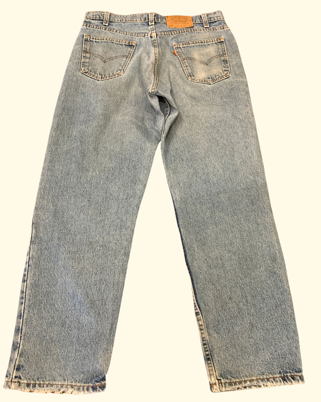Vintage Levi's 550 Relaxed Fit Jeans Made in USA W34 L30 Light Wash